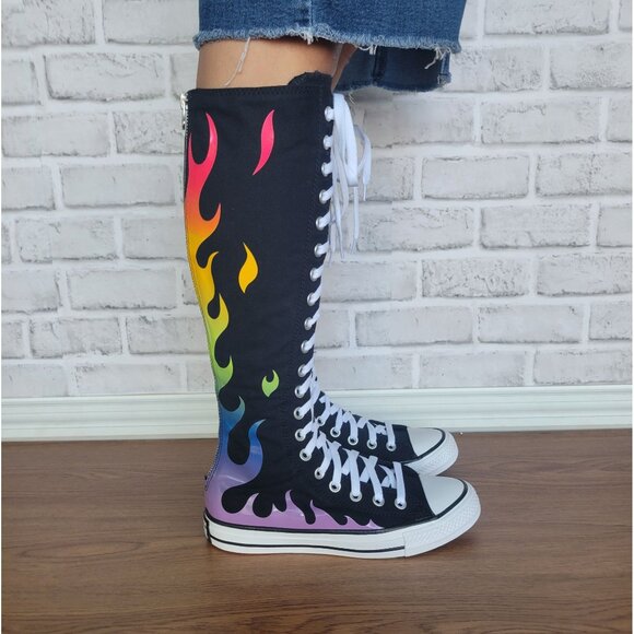 ❤️Converse Chuck Taylor All Star XXHi Pride Sz 5 Women's Ultra Hi Boots A15779C - Picture 3 of 10